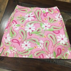 Paisley Lilly Pulitzer skirt! Size 14.